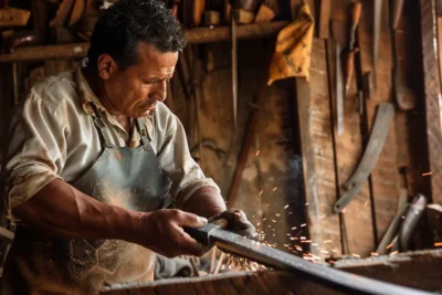 como afilar una espada
